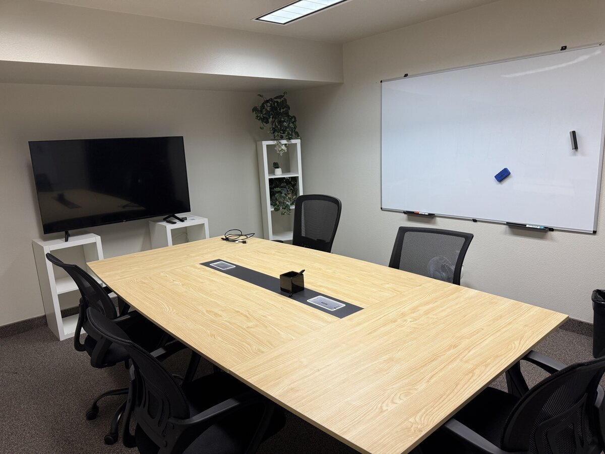 Conference room at Boise Main Co-Working Space
