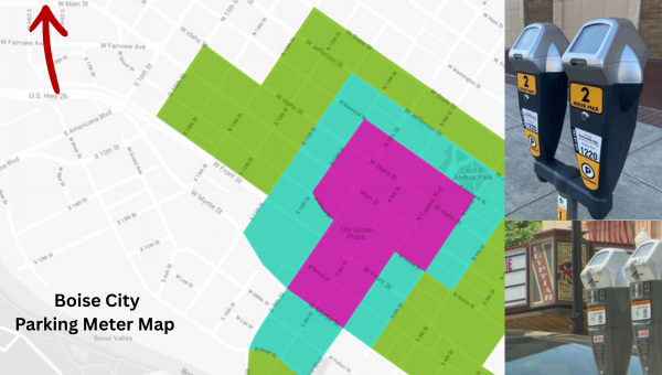 Boise Best Location for a Co-working Space - Boise Main St just out side of the parking meter zone